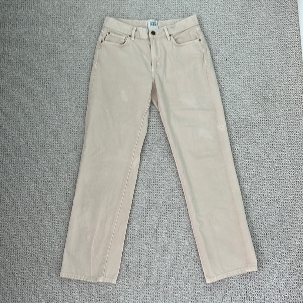 BDG Low Rise Straight Leg Cowgirl Jean (white)
